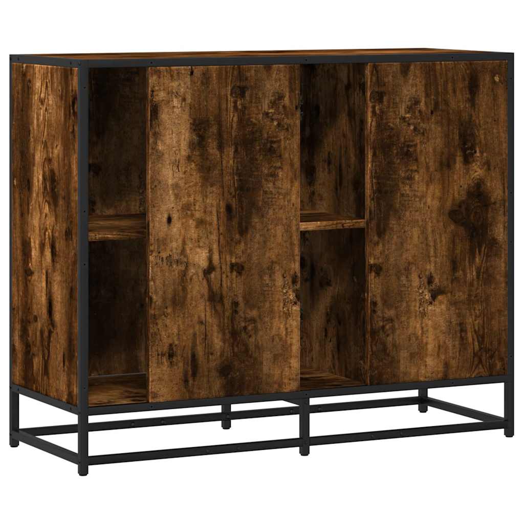 Sideboard Räuchereiche 92x35x76 cm Holzwerkstoff